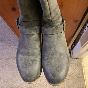 LAST CHANCE- Knee high biker boots